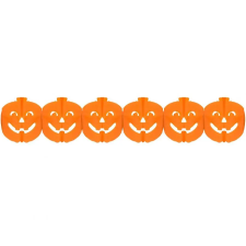 Halloween Pumpkin, Tök papír girland 300 cm party kellék