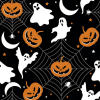  Halloween Scary Black szalvéta 20 db-os 33x33 cm