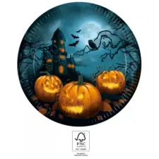  Halloween Sensations papírtányér 8 db-os 23 cm FSC party kellék