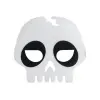 Halloween Skull, Koponya filc maszk 18 cm