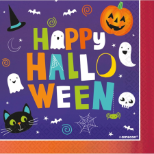 Halloween szalvéta 16 db-os, 33*33 cm party kellék