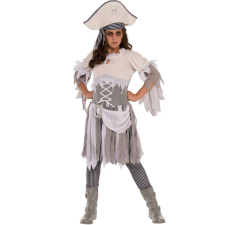 Halloween szellem kalóz jelmez lányoknak, KidMania® 122 - 128 cm 7-8 év jelmez