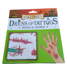 HALLOWEEN tetoválás tattoo matrica 6. dekoráció