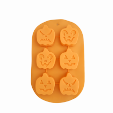  Halloween tök, szilikon sütemény forma, 6 adagos sütés és főzés