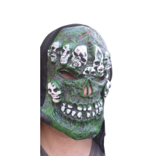 Halloween zombi gumi maszk álarc ZÖLD jelmez