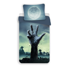 Halloween Zombie Moon ágyneműhuzat 140×200cm, 70x90 cm microfibre lakástextília