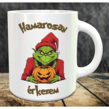  Halloweeni Grincs bögre - Hamarosan érkezem bögrék, csészék