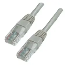  Hálózati kábel, U/UTP, CAT6, 1 m, EQUIP, bézs kábel és adapter