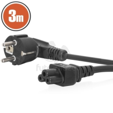  Hálózati tápkábel notebook-hoz 3m 20162 kábel és adapter