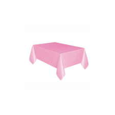 Halványpink műanyag asztalterítő 137 x 274 cm party kellék