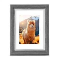 Hama 00193230 Lima 13x18cm grafitszürke műanyag képkeret (HAMA_00193230) dekorációs kellék