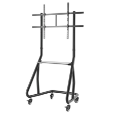 Hama 00220875 49&quot;-100&quot;-ig 1000x600 gurulós tv tartó állvány tv állvány és fali konzol