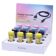 Hama 183212 60cm Lightning > USB-A vegyes színű adatkábel kábel és adapter