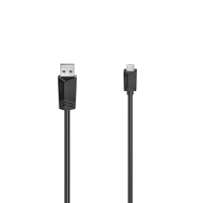 Hama 200609 USB-A apa - Micro USB apa 2.0 Adat és töltőkábel - Fekete (3m) kábel és adapter