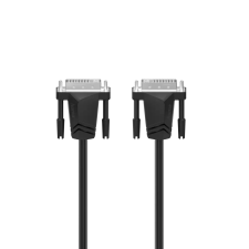 Hama 200706 DVI-I - DVI-I kábel 1.5m - Fekete kábel és adapter