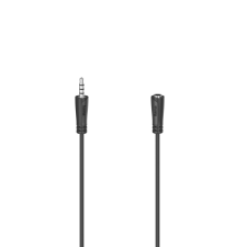 Hama 200724 3.5mm Jack hosszabbító kábel 3m fekete (ham200724) kábel és adapter
