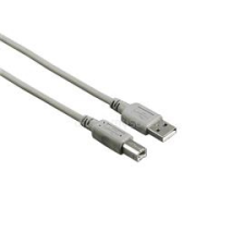 Hama 200901 FIC ECO USB A-USB B 3m szürke adatkábel (HAMA_200901) kábel és adapter