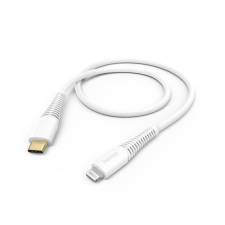 Hama 201603 USB-C - Lightning töltőkábel 1.5m fehér (hama201603) mobiltelefon kellék