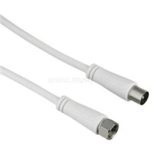 Hama 205061 FIC 90dB F-koax 1,5m fehér antenna kábel (HAMA_205061) kábel és adapter