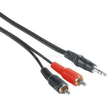 Hama 205106 ECO 2m 3,5mm Jack-2RCA kábel (HAMA_205106) kábel és adapter