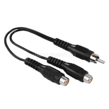 Hama 205183 FIC RCA Y-adapter 1dugó-2alj (HAMA_205183) kábel és adapter