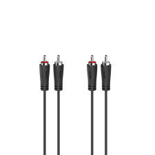 Hama 2 x RCA - 2 x RCA összekötő kábel 3m fekete (205258) (hama205258) kábel és adapter