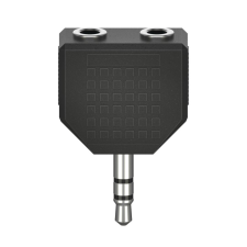 Hama 3,5mm stereo jack elosztó adapter black 00205191 kábel és adapter
