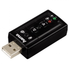 Hama 7.1 Surround USB külső hangkártya (51620) hangkártya