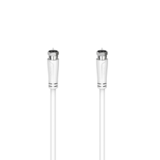 Hama F-Plug - F-Plug antennakábel 90dB fehér 3m (205064) (hama205064) kábel és adapter
