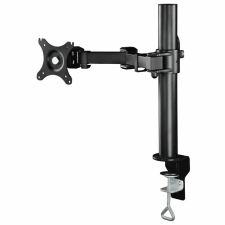 Hama Fullmotion Monitor Arm 66 cm (26") Black  00095827 tv állvány és fali konzol