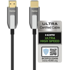 Hama HDMI 2.1 Összekötő Fekete 10m 205265 kábel és adapter