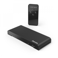 Hama HDMI kapcsoló 3be 1ki, 4K, távirányítóval (121770) kábel és adapter