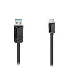 Hama Kábel HAMA USB-A/USB-C 3m fekete kábel és adapter