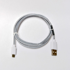 Hama MicroUSB Adatkábel Szövet White kábel és adapter