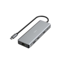 Hama notebook dokkoló USB 3.1 TYPE-C szürke (200142) (h200142) laptop kellék