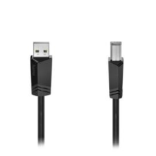 Hama Nyomtató kábel HAMA USB-A/USB-B 3m fekete kábel és adapter