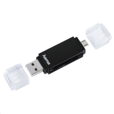 Hama USB 2.0 kártyaolvasó fekete (181056) (Hama 181056) kártyaolvasó