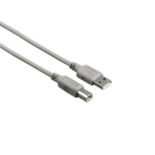 Hama USB-A - USB-B kábel 1.5m szürke (200900) (hama200900) kábel és adapter