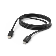 Hama USB-C - Lightning töltőkábel 3m fekete (201599) (hama201599) mobiltelefon kellék