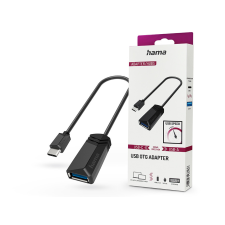 Hama USB - USB Type-C OTG adapter / kábel - HAMA USB OTG Adapter - fekete kábel és adapter