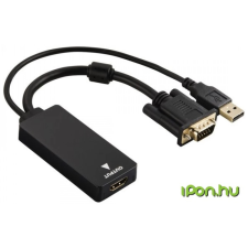 Hama VGA HDMI ADAPTER +USB (AUDIO) kábel és adapter
