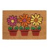 hamat Lábtörlő, kókusz, festett mintás, "COCO-Flower" 40x60 cm
