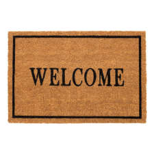 hamat Lábtörlő, kókusz, festett mintás, "COCO-Welcome" 40x60 cm lakástextília