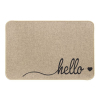 hamat Lábtörlő, szegett, gumis hátoldal, "Arcade-Hello" 40x60cm