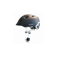 HAMAX Thundercap gyerek bukósisak, S-es (47-52 cm), grafit, fehér logóval kerékpáros sisak