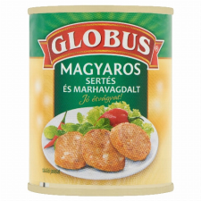 HAME HUNGÁRIA KFT Globus magyaros sertés és marhavagdalt 130 g konzerv