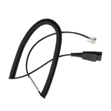 hameco HS-QD-RJ-P headset kábel fekete audió kellék