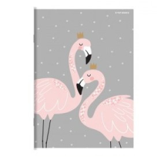  Hamelin kockás füzet, Flamingo (A4/87-32) füzet