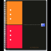 Hamelin Oxford Jegyzetfüzet 100102880 Szürke, Narancs, Piros DIN A5+ kockás Lapok száma: 80 (HAME0386)