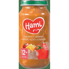  HAMI Príkrm mäsovo-zeleninový Makaróny s duseným bravčovým, paradajkami a paprikou 250g bébiétel